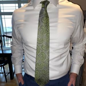 Green Bachrach Tie